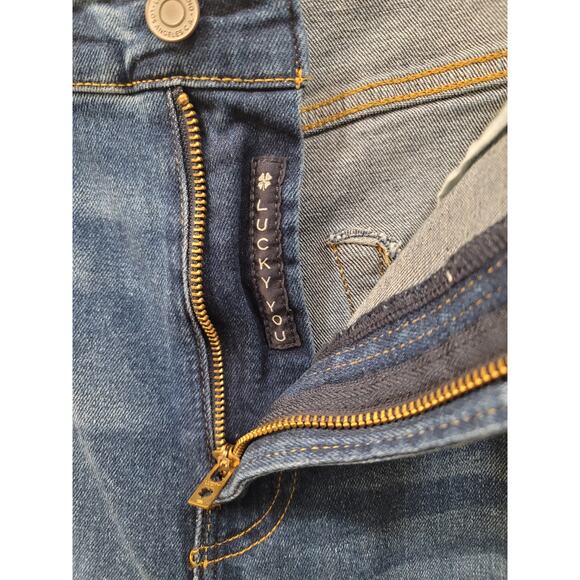 Men's Lucky Brand Athletic Slim Distressed Jeans 36 x 32 - Picture 5 of 9